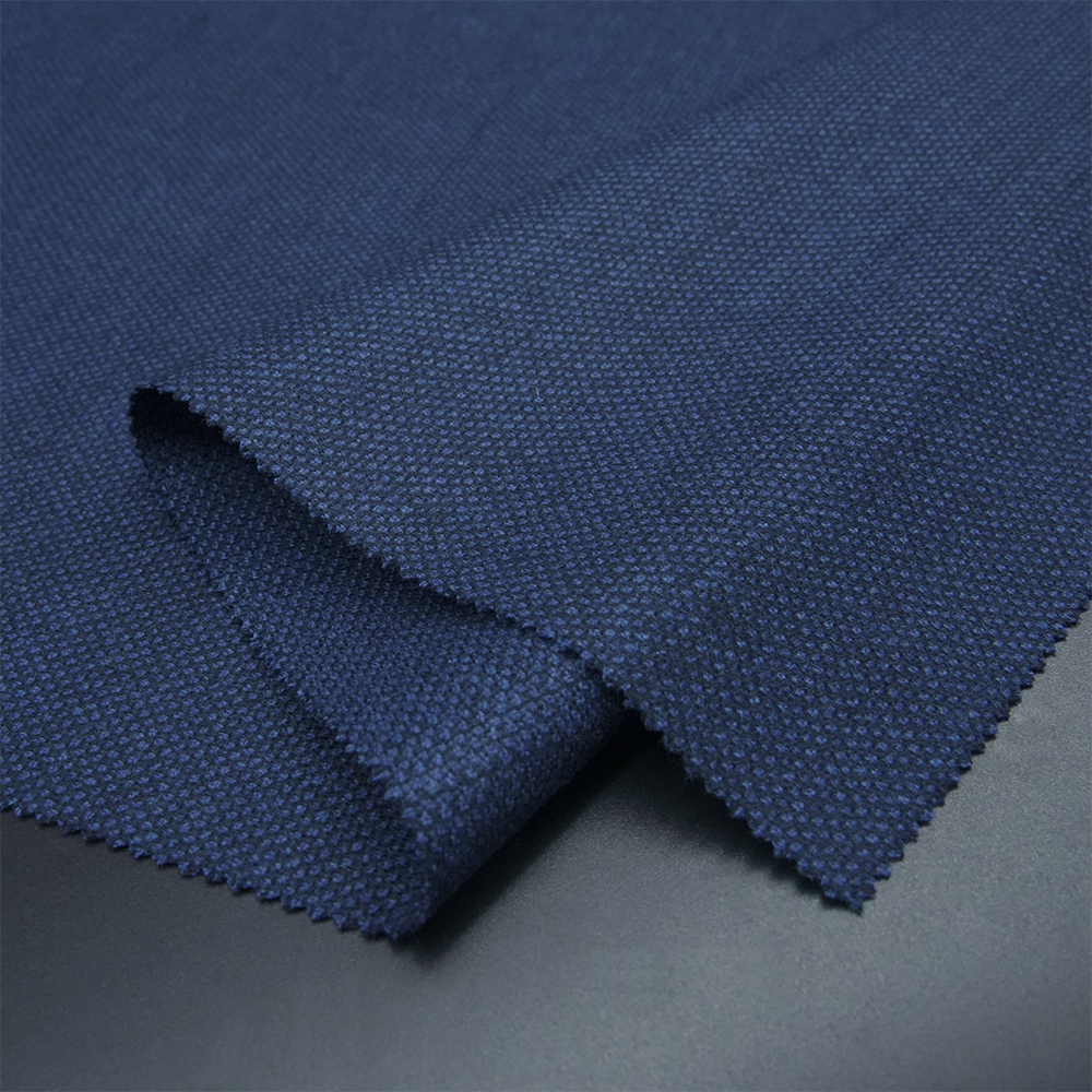 Charming Organic Italian Wool Suiting Fabric 97% Worsted Merino Wool Fabric for Men and Women