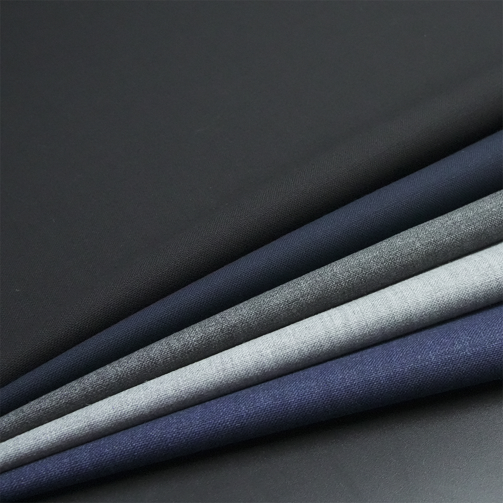 Ingenious STOCK Woolen Blend Worsted Merino Wool/Polyester Fabric Luxury Italian Suiting Fabric Men Suits