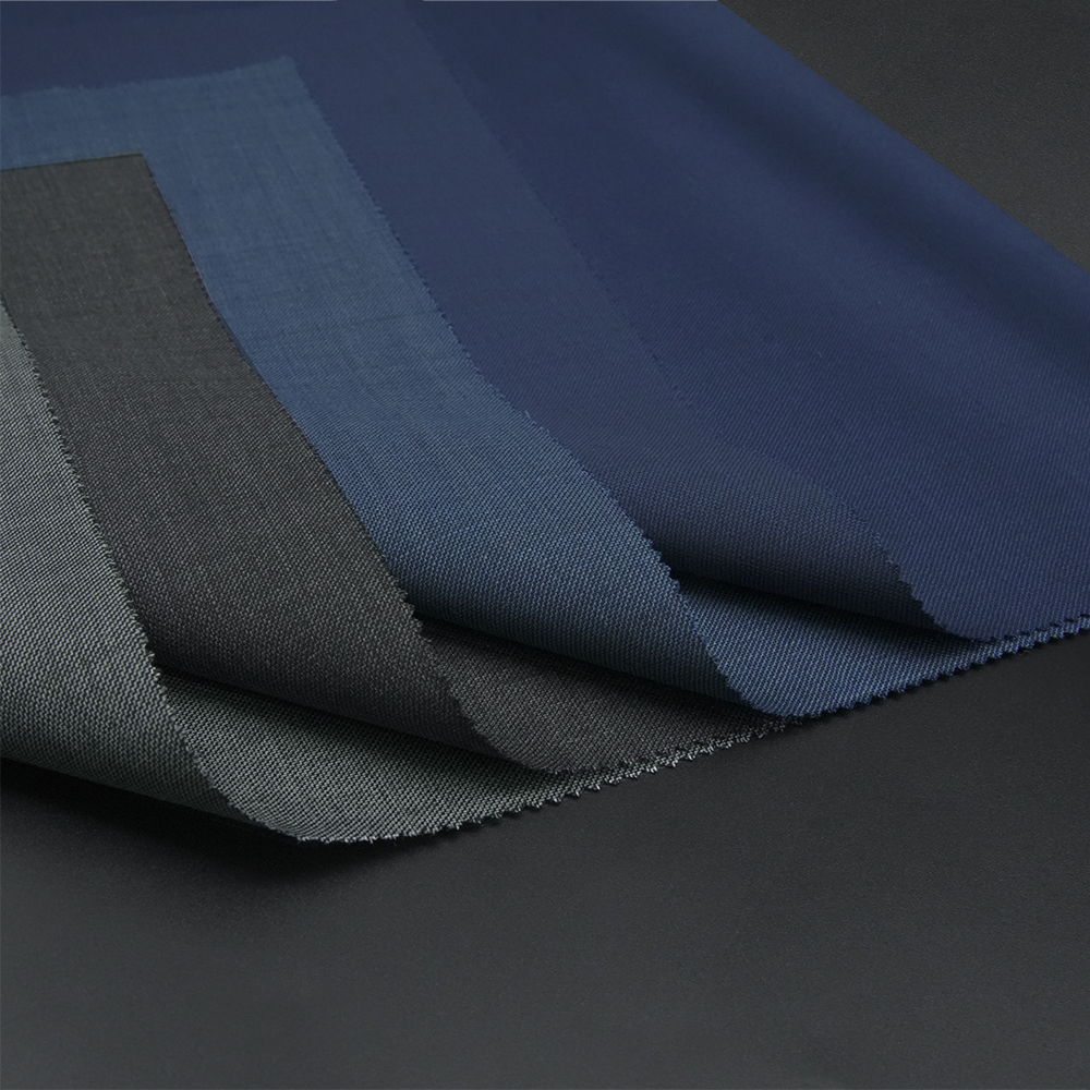 Gorgeous STOCK Worsted Merino Wool Fabric Wool/Polyester Fabric Luxury Italian Suiting Wool Fabric for Men's Suit