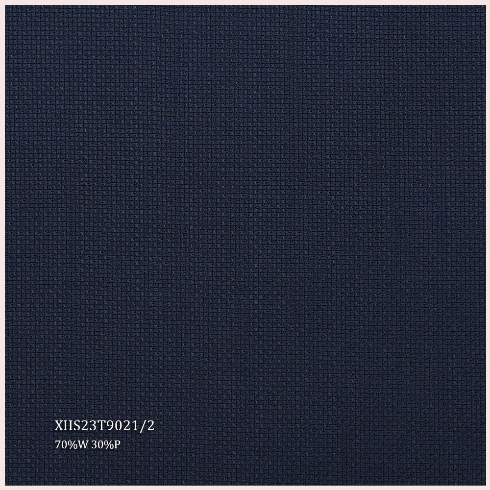 High-End Men's Luxury Italian Wool Suiting Fabric Worsted Merino Wool/Polyester Fabric for Elegant Suits