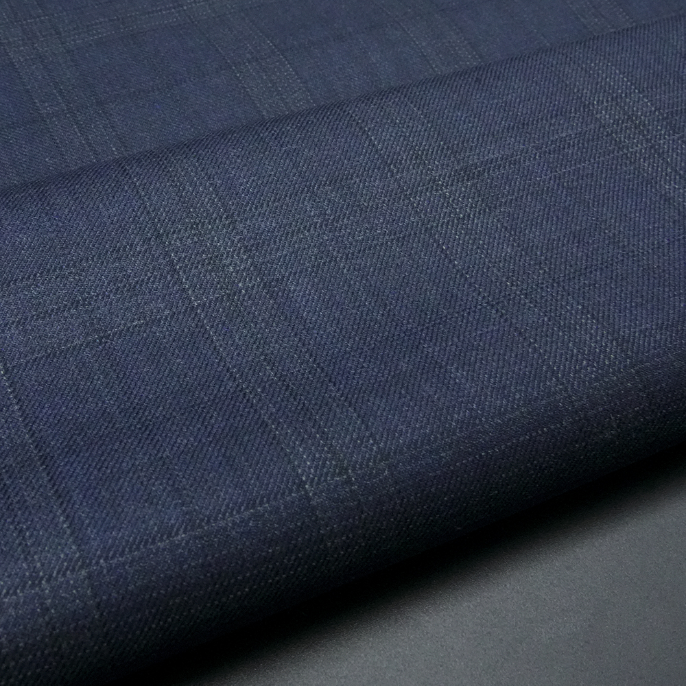 Classic RTS Organic 70%W 30%P Blend Wool/Polyester Fabric Worsted Merino Wool Fabric Woven for Men Suits