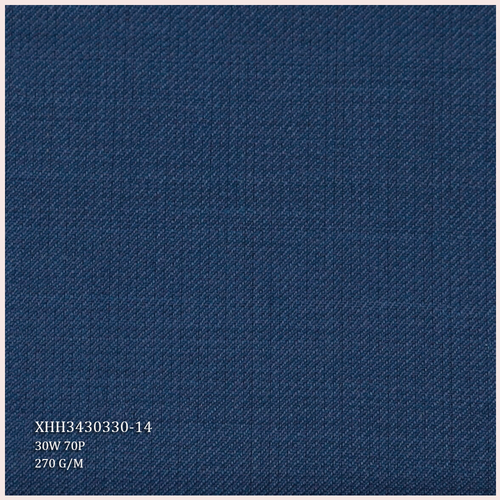 Hot Selling Wool Suit Fabric 30%W 70%P Blend Merino Wool/Polyester Fabric Twill Style for Men's Suits Garments