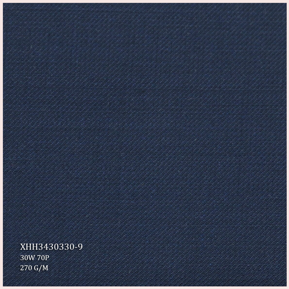 Hot Selling Wool Suit Fabric 30%W 70%P Blend Merino Wool/Polyester Fabric Twill Style for Men's Suits Garments