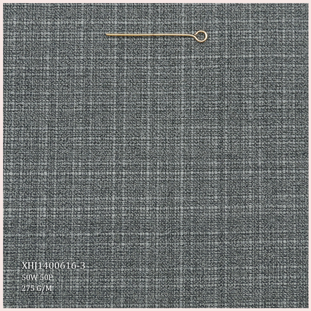 Gorgeous RTS Worsted Wool Suiting Fabric Blend 50%W 50%P Italian Suit Fabric for Men Suits Plaid Houndstooth