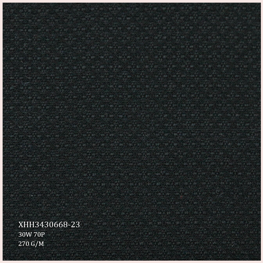 Factory Direct Selling Wool Suiting Fabric 30W 70P Worsted Merino Wool/Polyester Fabric for Men's Suits Varied Style